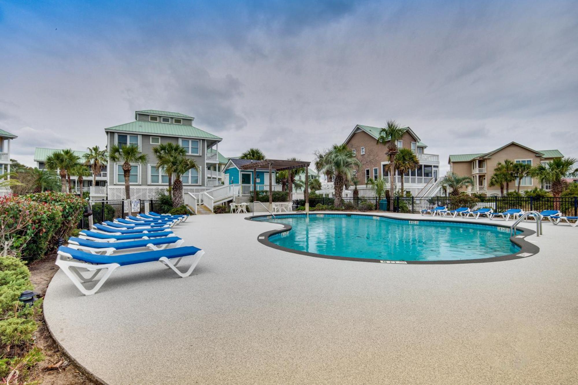 Ocean-View Saint Helena Island Condo - Pool Access Oceanmarsh Subdivision Zewnętrze zdjęcie