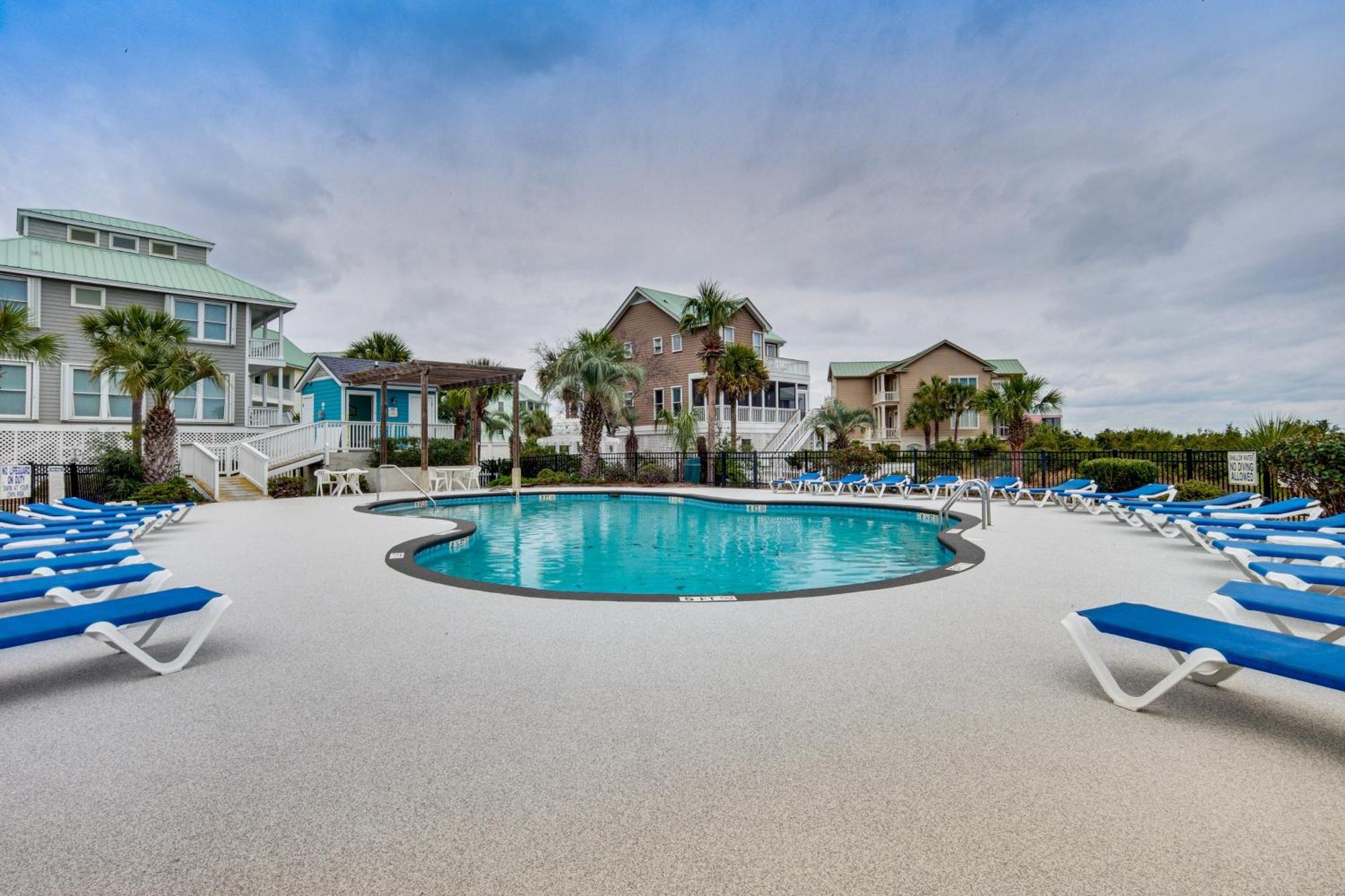 Ocean-View Saint Helena Island Condo - Pool Access Oceanmarsh Subdivision Zewnętrze zdjęcie