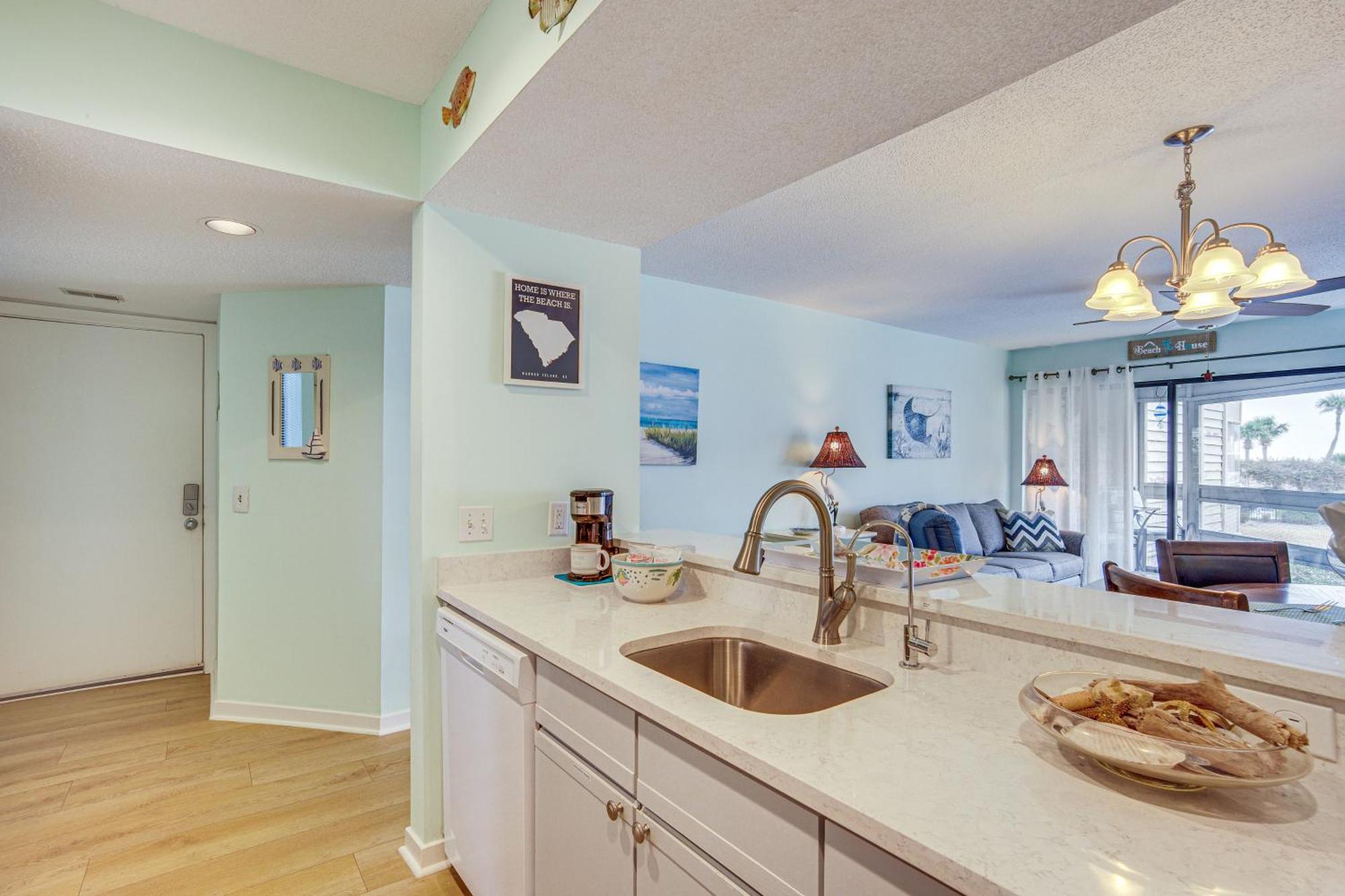 Ocean-View Saint Helena Island Condo - Pool Access Oceanmarsh Subdivision Zewnętrze zdjęcie